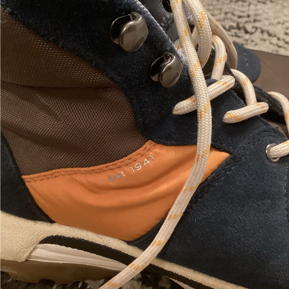 Coach Men's Sneaker-boot in Blue, Orange, and Brown - Picture 5 of 9